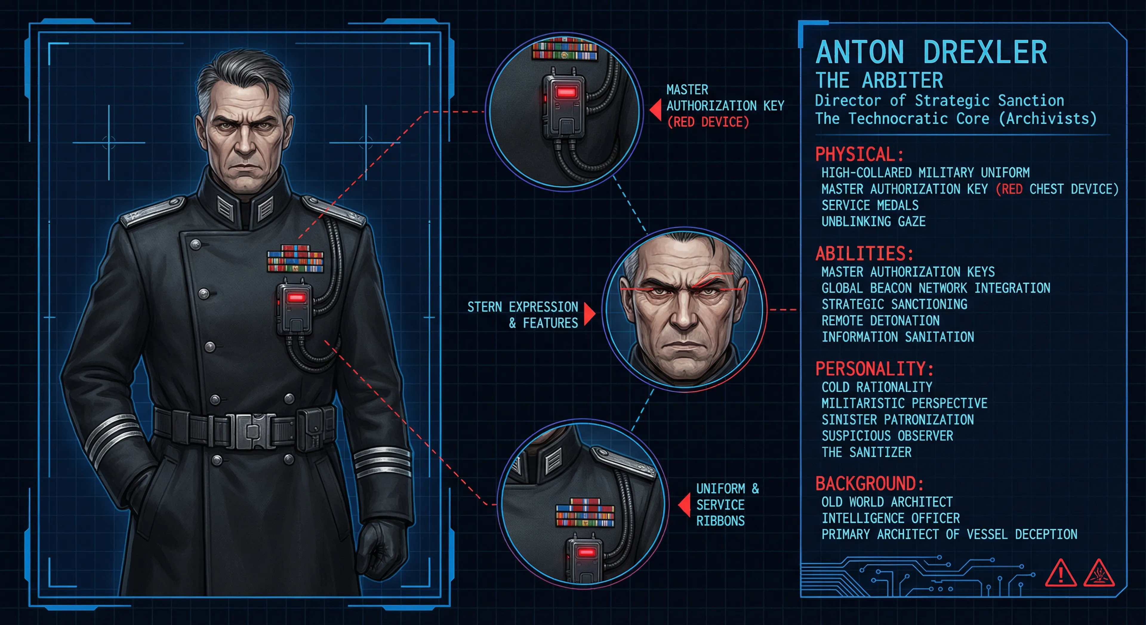 Overseer Anton Drexler - Character Sheet